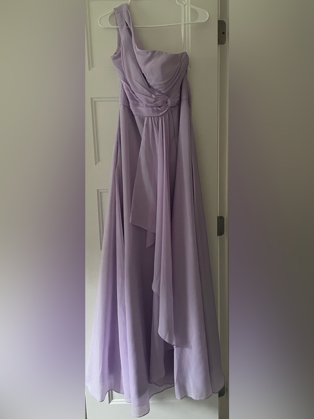 M - Raseal One Shoulder Chiffon Bridesmaid Dress - Picture 2 of 11